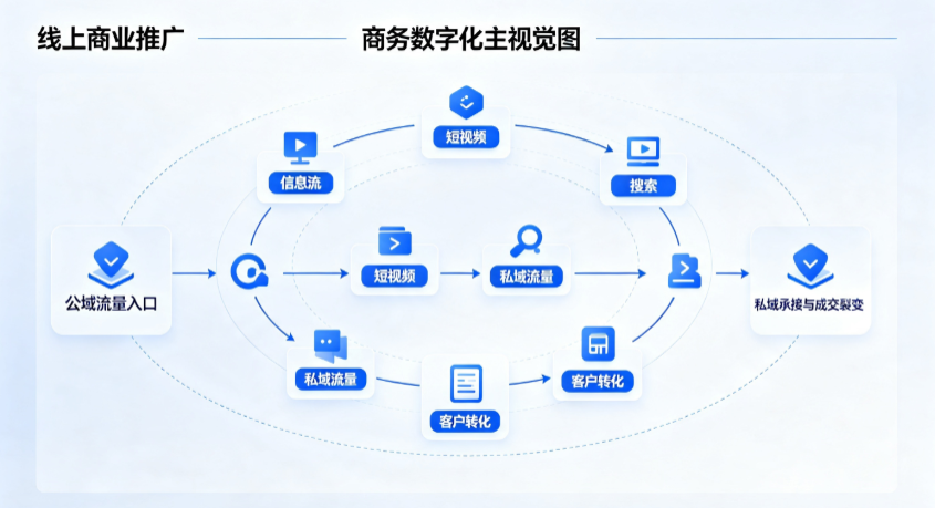 文成县线上商业推广怎么做？全域流量闭环搭建与低成本转化实战指南